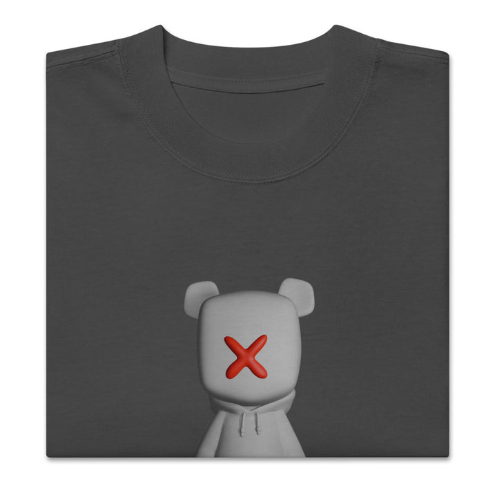 NU/01 Oversized T - Black/Bone