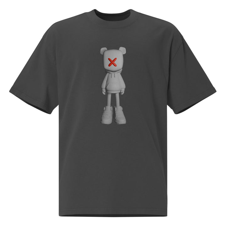 NU/01 Oversized T - Black/Bone