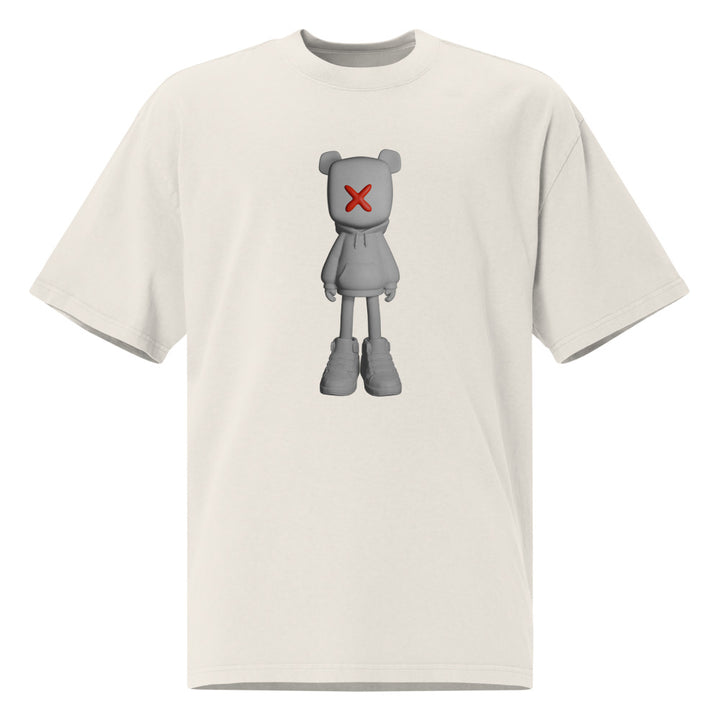 NU/01 Oversized T - Black/Bone