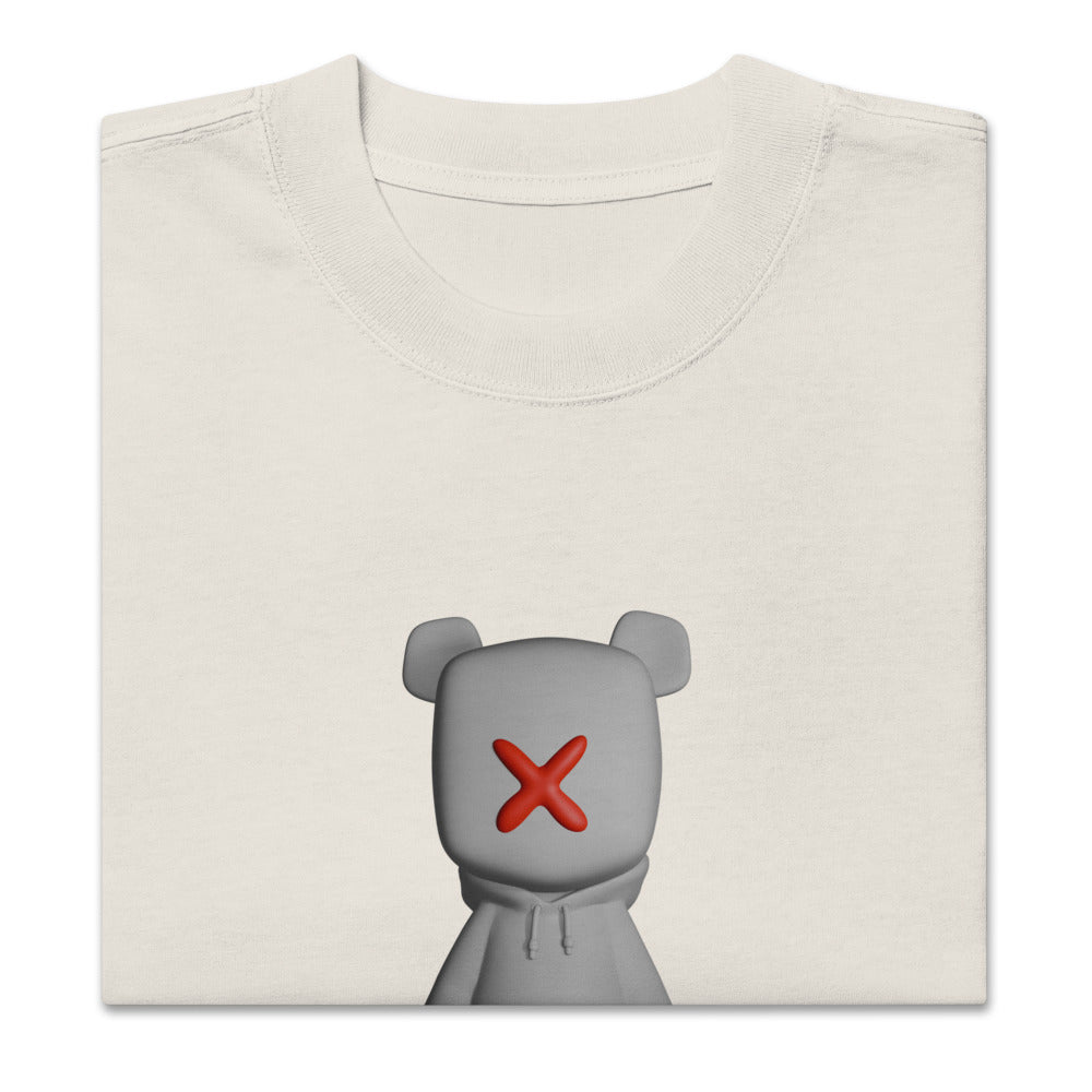 NU/01 Oversized T - Black/Bone