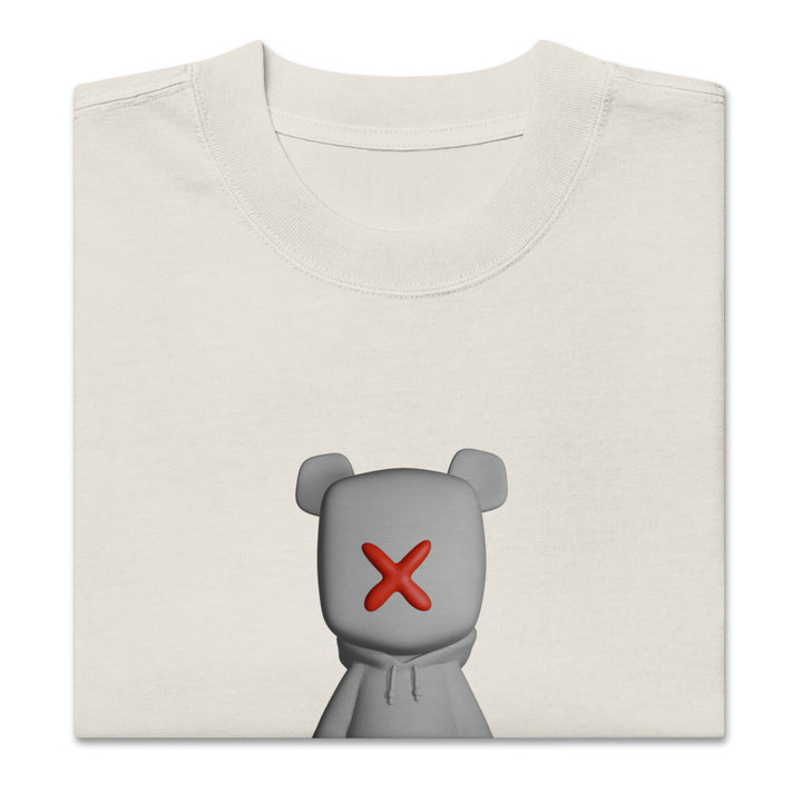 NU/01 Oversized T - Black/Bone